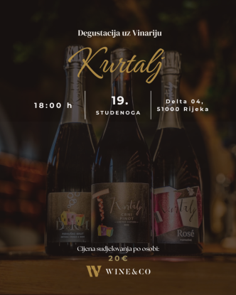 Ulaznica Vinarija Kurtalj u Wine&co 19.11.2025